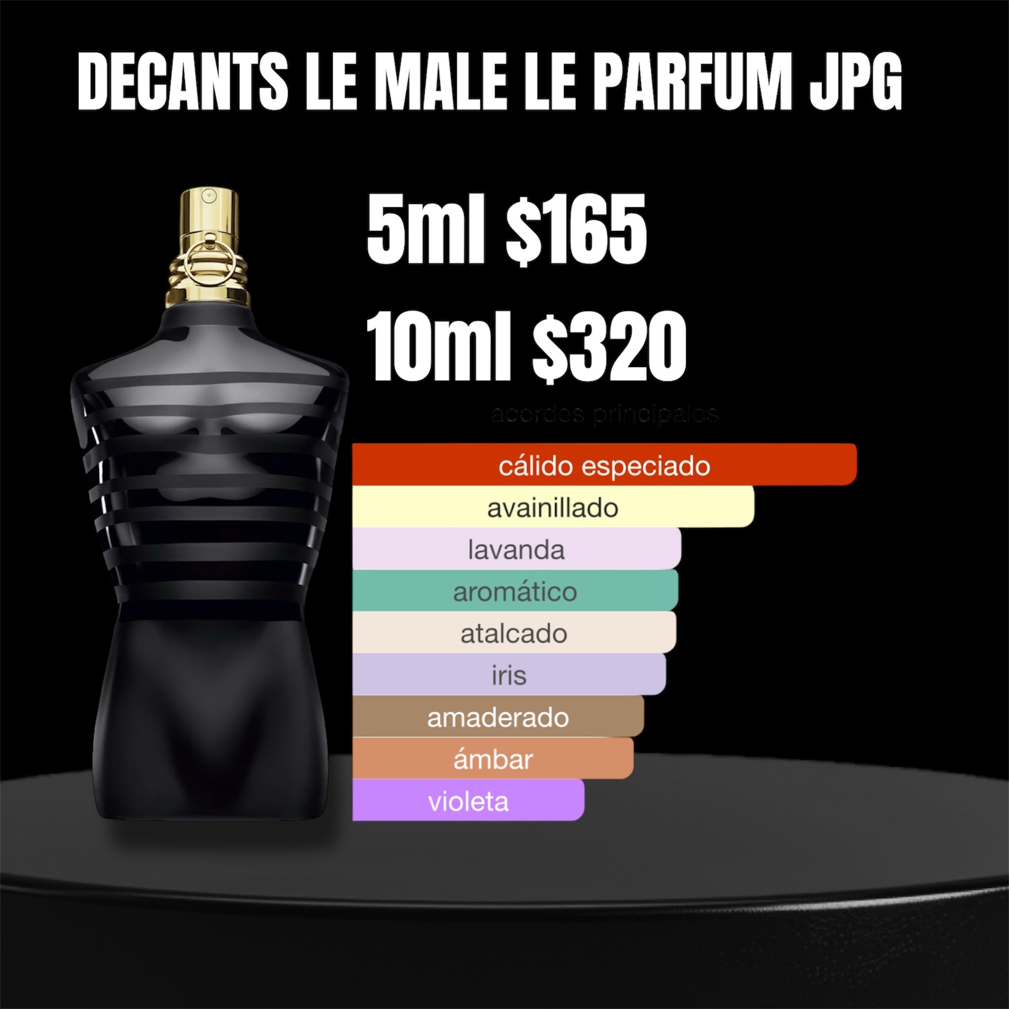 DECANTS LE MALE LE PARFUM