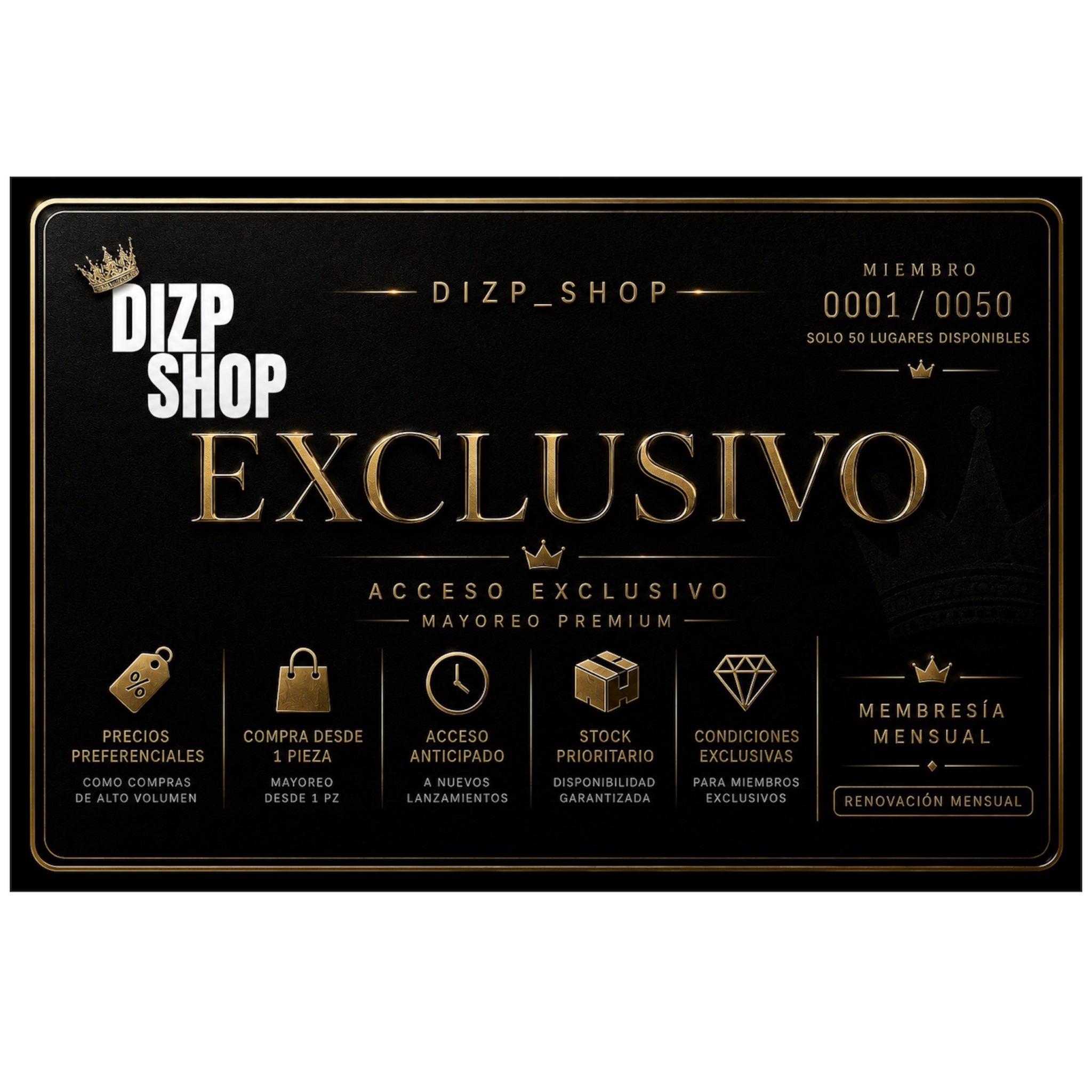 MEMBRESÍA GRUPO EXCLUSIVO